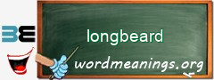 WordMeaning blackboard for longbeard